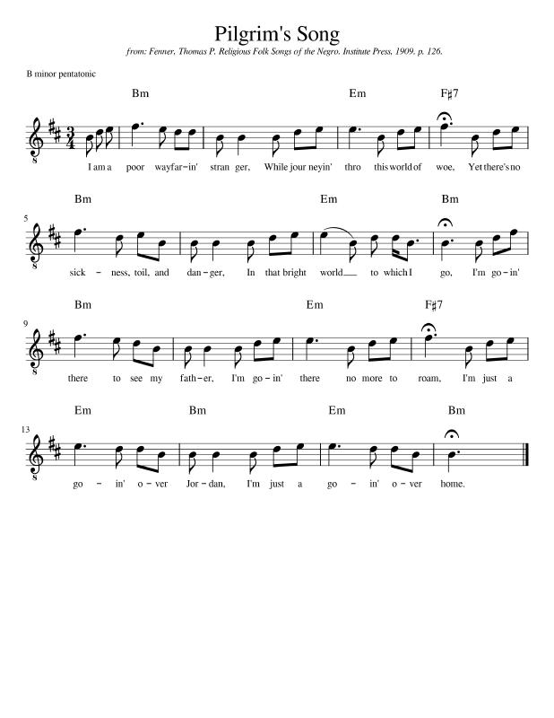 song_from_Religious-Folk-Songs-of-the-Negro_Pilgrim's_Song_B-minor_lead_sheet.png